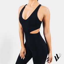 Load image into Gallery viewer, Black Kamala Jumpsuit
