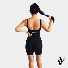 Load image into Gallery viewer, Black Venus Playsuit
