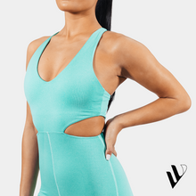 Load image into Gallery viewer, Teal Kamala Playsuit
